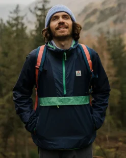 Anorak coupe-vent recyclé Gusto - Rich Navy/Dark Denim