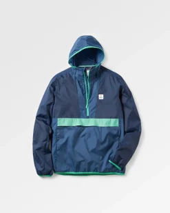 Anorak coupe-vent recyclé Gusto - Rich Navy/Dark Denim