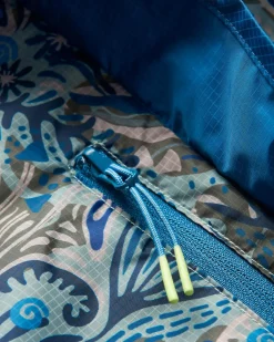 Anorak coupe-vent recyclé Gusto - Abstract Seaweed Pistachio