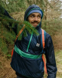 Anorak coupe-vent recyclé Gusto - Rich Navy/Dark Denim
