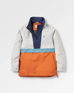 Anorak Imperméable Recyclé Skyline - Orange Brûlé/Bouleau