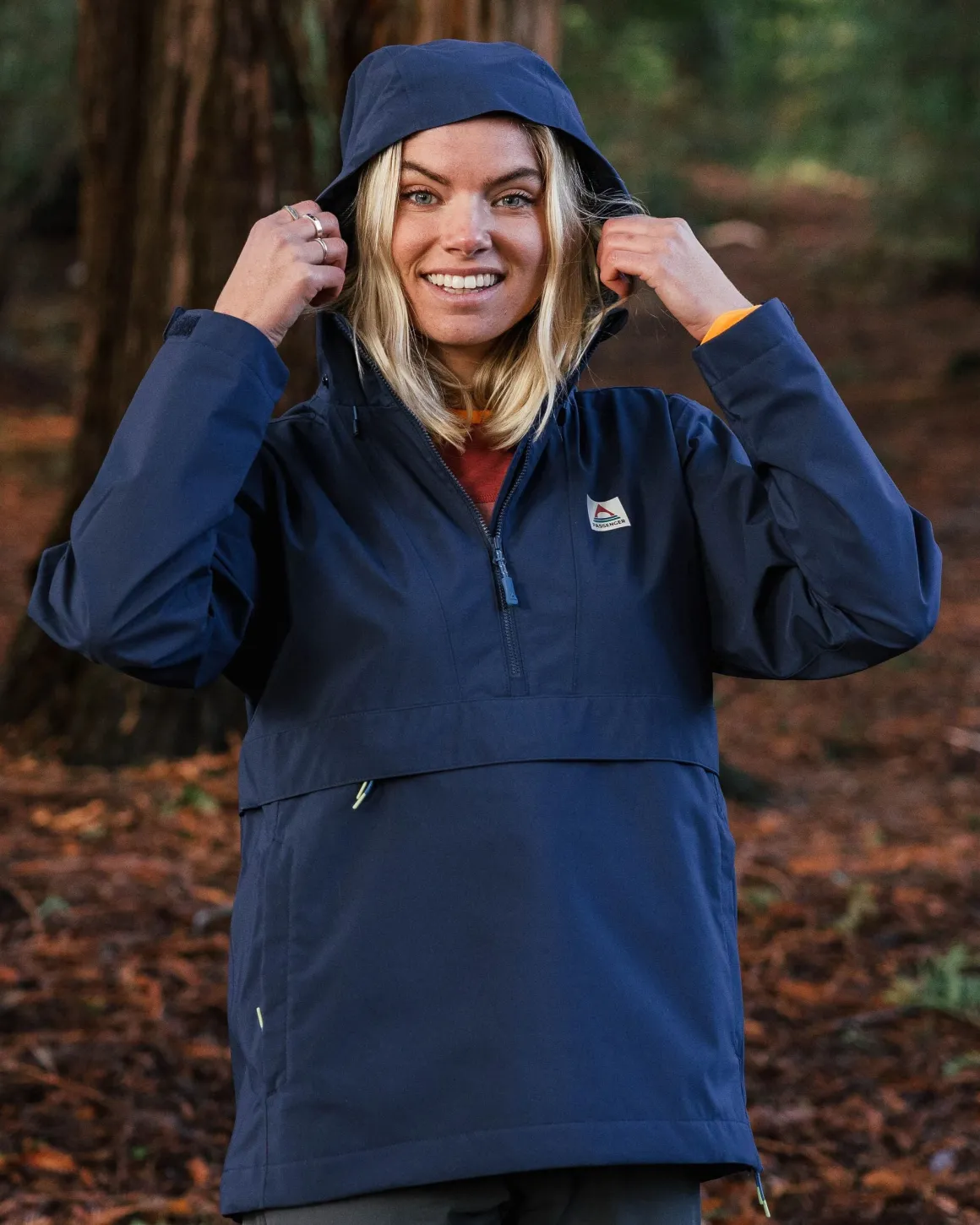 Anorak Imperméable Recyclé Skyline - Bleu Marine