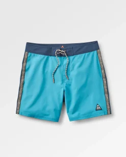 Boardshort recyclé Hollow - Bleu Piscine
