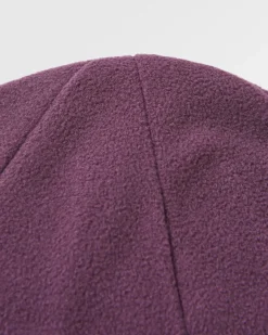 Bonnet en polaire recyclée Set Off - Deep Plum/Charcoal