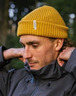Bonnet Recyclé Compass - Jaune Moutarde