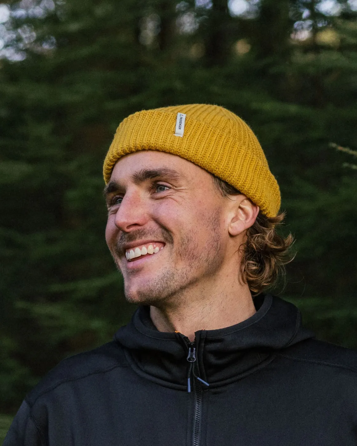 Bonnet Recyclé Compass - Jaune Moutarde