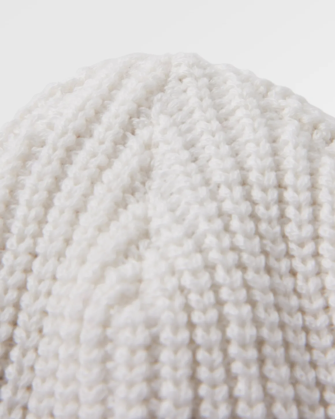 Bonnet recyclé doublé polaire Beechwood - Vintage White