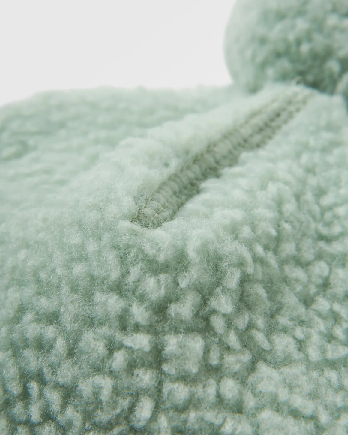 Bonnet Sherpa Recyclé - Pistache