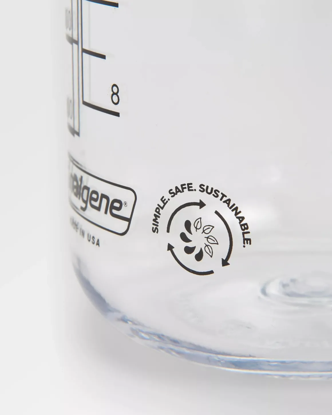 Bouteille d'eau Nalgene à large goulot 1L - Transparent - Transparent