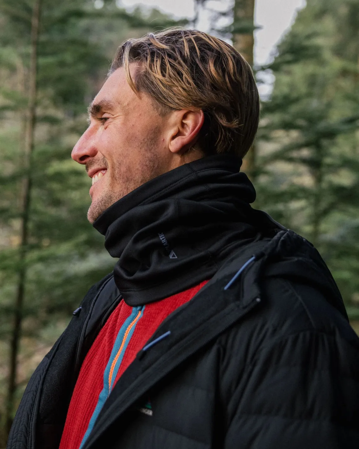 Cache-cou thermique recyclé Wintergreen Polartec - Noir