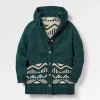 Cardigan à capuche tricoté recyclé Snoozle - Rain Forest