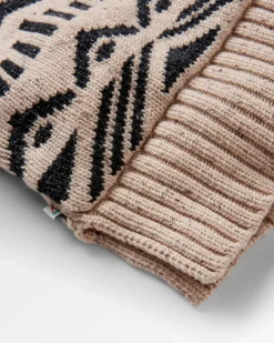 Cardigan à capuche tricoté recyclé Snoozle - Avoine
