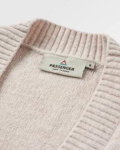 Cardigan Tricoté Recyclé en Ortie - Bouleau