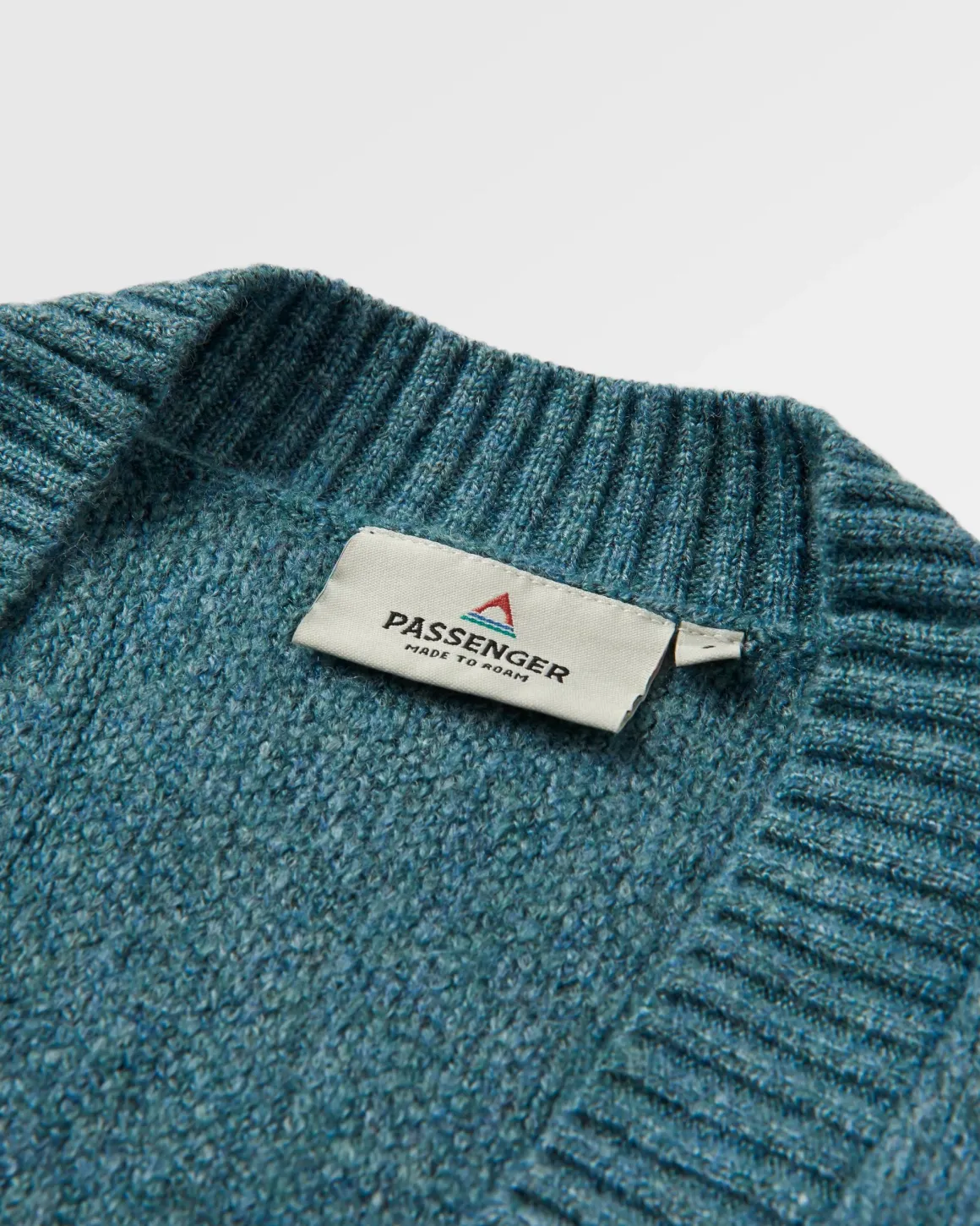 Cardigan Tricoté Recyclé en Ortie - Arctique
