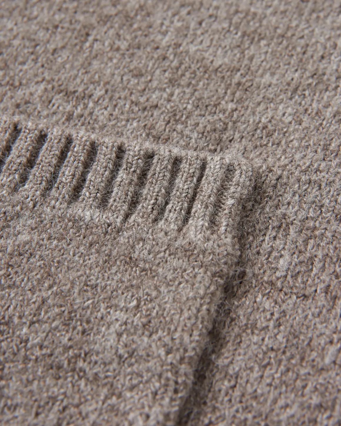 Cardigan Tricoté Recyclé en Ortie - Bouleau
