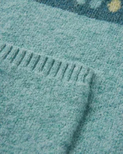 Cardigan Tricoté Recyclé en Ortie - Arctique