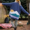 Cardigan Tricoté Recyclé Vista - Denim Foncé