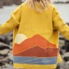 Cardigan Tricoté Recyclé Vista - Ambre Doré