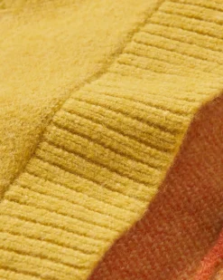 Cardigan Tricoté Recyclé Vista - Ambre Doré