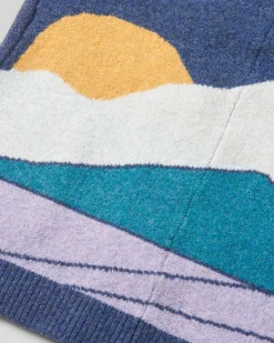 Cardigan Tricoté Recyclé Vista - Denim Foncé