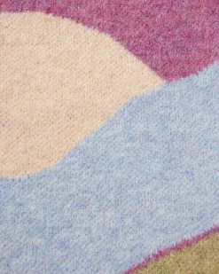 Cardigan Tricoté Recyclé Vista - Rhubarbe