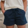 Carriso Short en Coton Bio - Denim Foncé