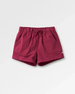 Carriso Short en Coton Bio - Cranberry