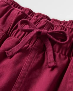 Carriso Short en Coton Bio - Cranberry