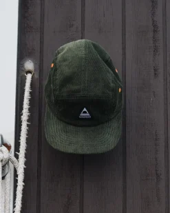 Casquette 5 panneaux en cordon recyclé Fixie - Khaki