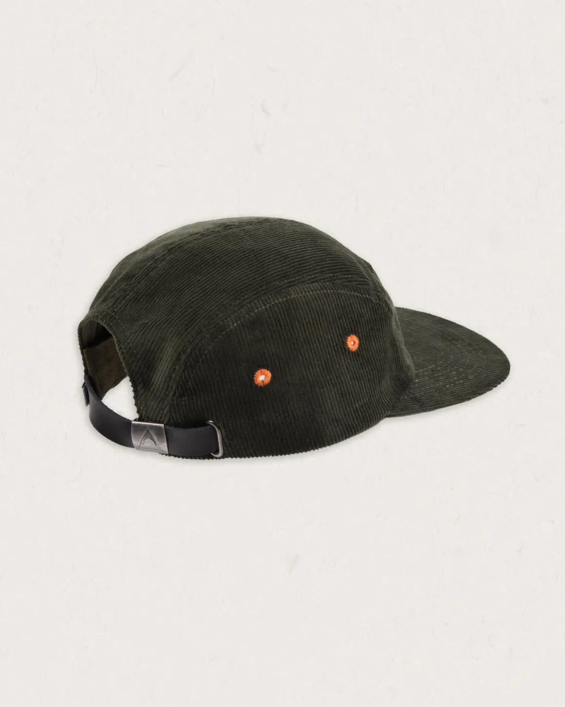 Casquette 5 panneaux en cordon recyclé Fixie - Khaki
