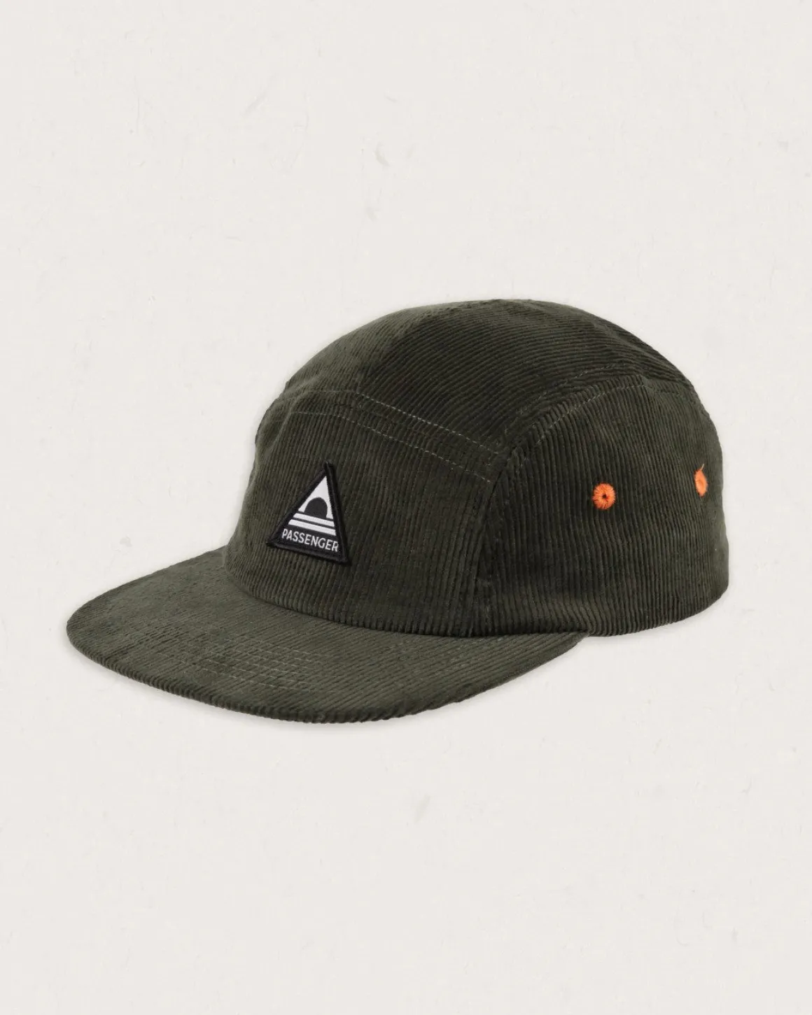 Casquette 5 panneaux en cordon recyclé Fixie - Khaki