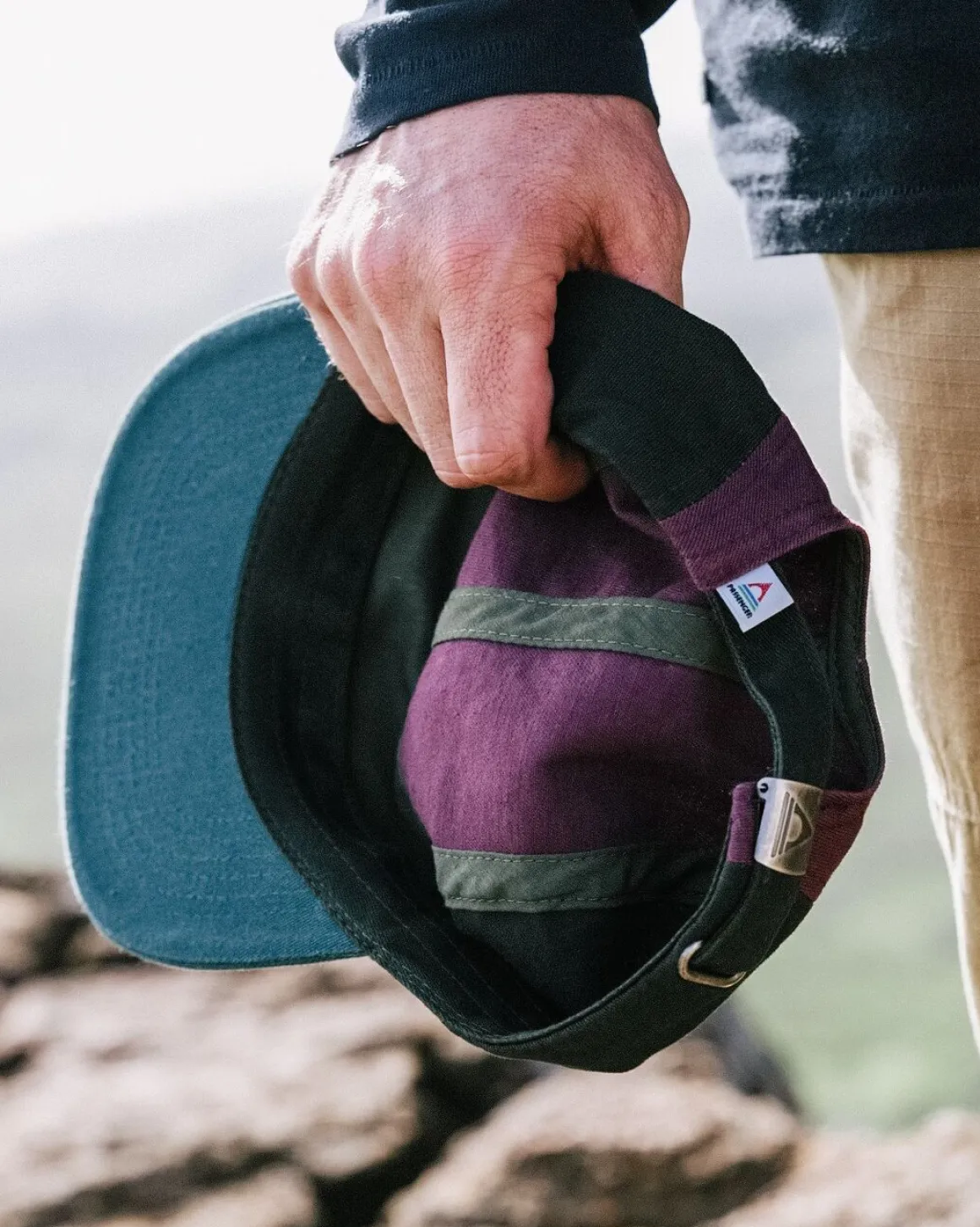 Casquette 5 Panneaux Recyclée Fixie - Grape Multi