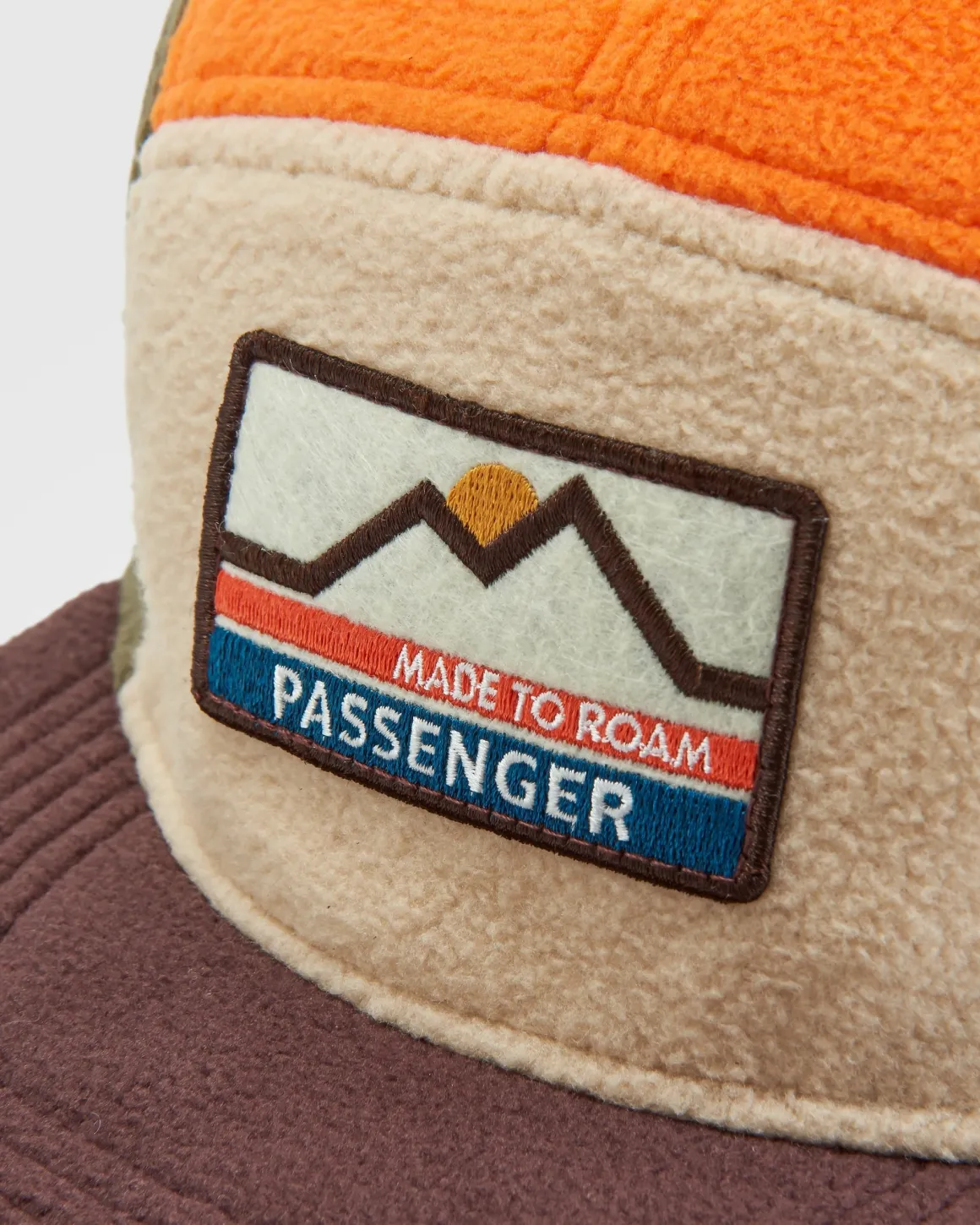 Casquette en polaire recyclée Pine - Sunrise Orange Multi