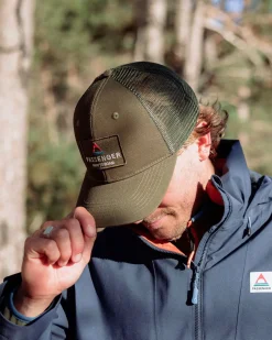 Casquette Trucker en coton recyclé - Kaki