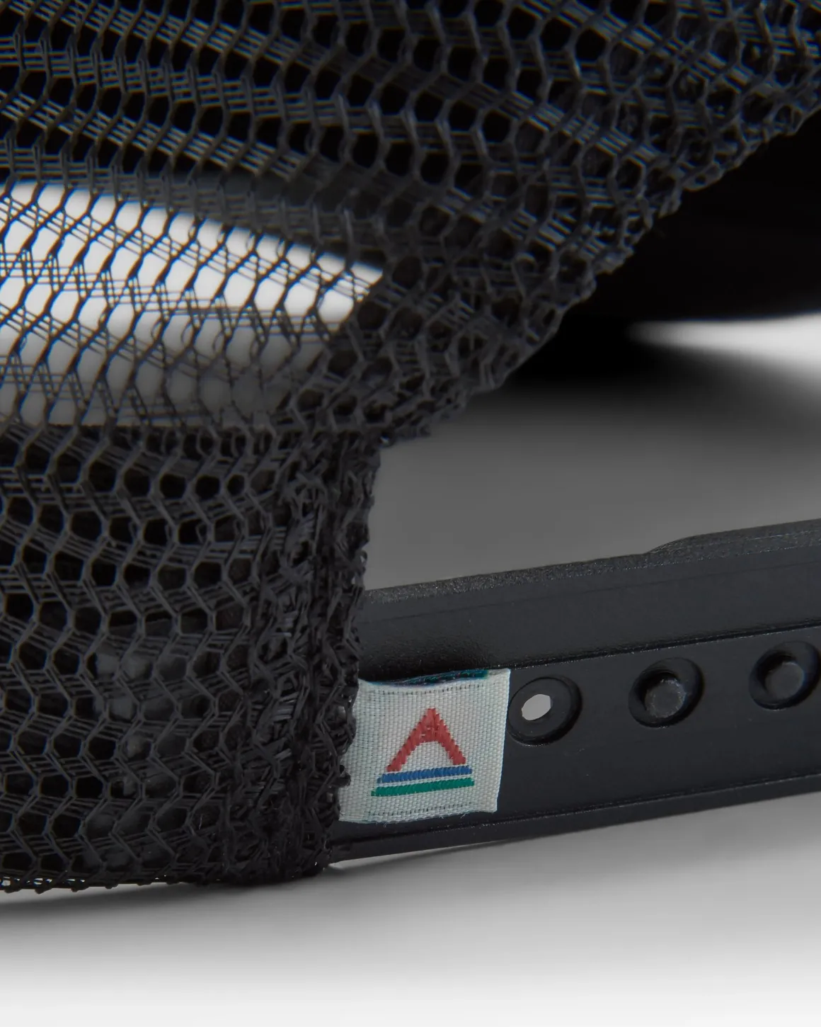 Casquette Trucker en Coton Recyclé - Noir/Blanc
