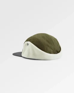 Chapeau doublé en polaire recyclée Nightfall - Olive poussiéreux