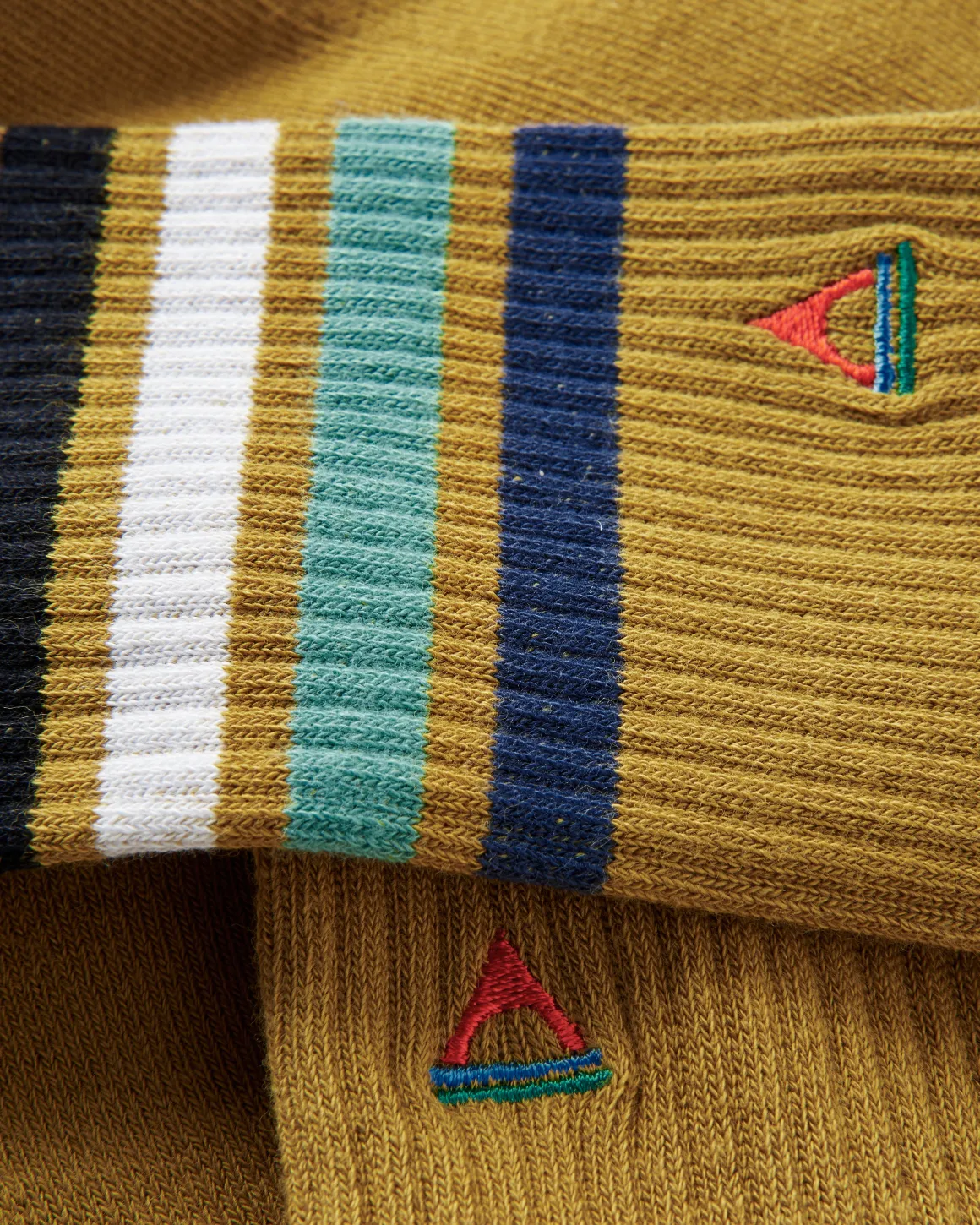Chaussettes Bio Mi-Lourdes - Moutarde Jaune