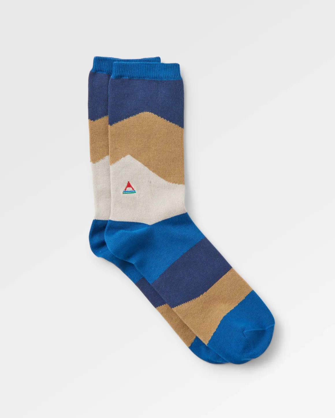 Chaussettes bio mi-épaisse Panorama - Scenic Toffee