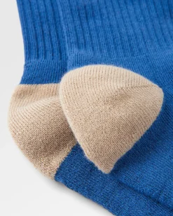 Chaussettes bio mi-épaisse - Moonlight Blue