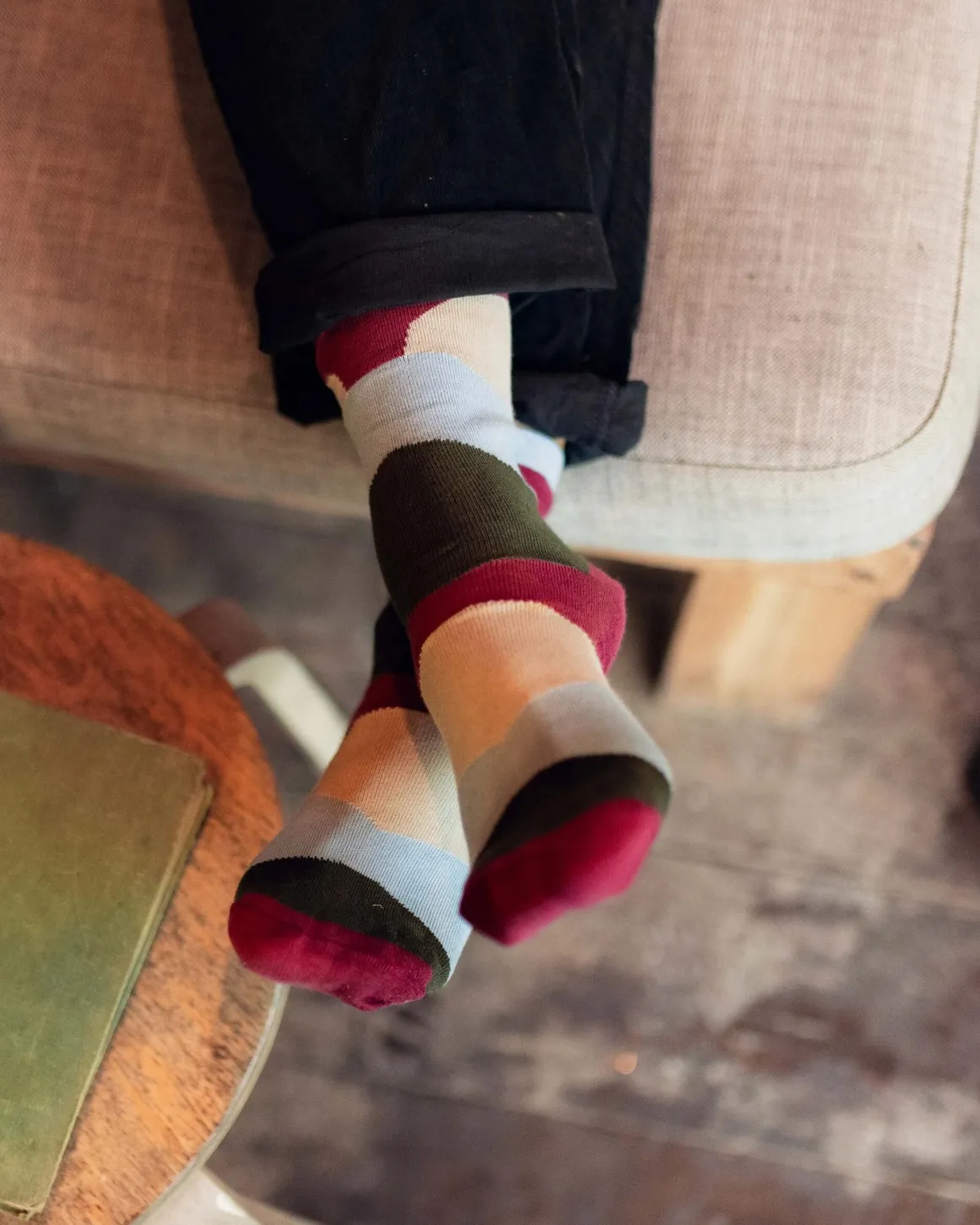 Chaussettes Bio Vista - Rhubarbe