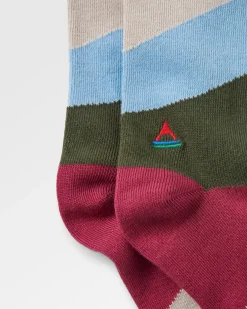 Chaussettes Bio Vista - Rhubarbe