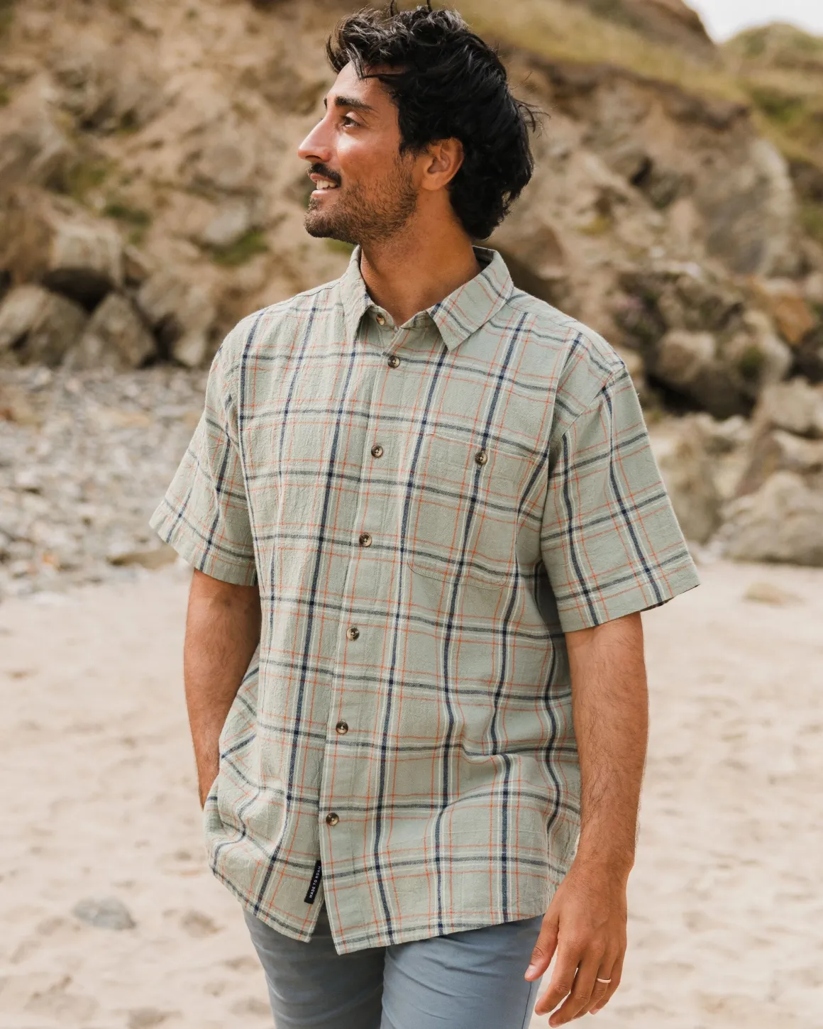 Chemise à manches courtes Chill - Pistache