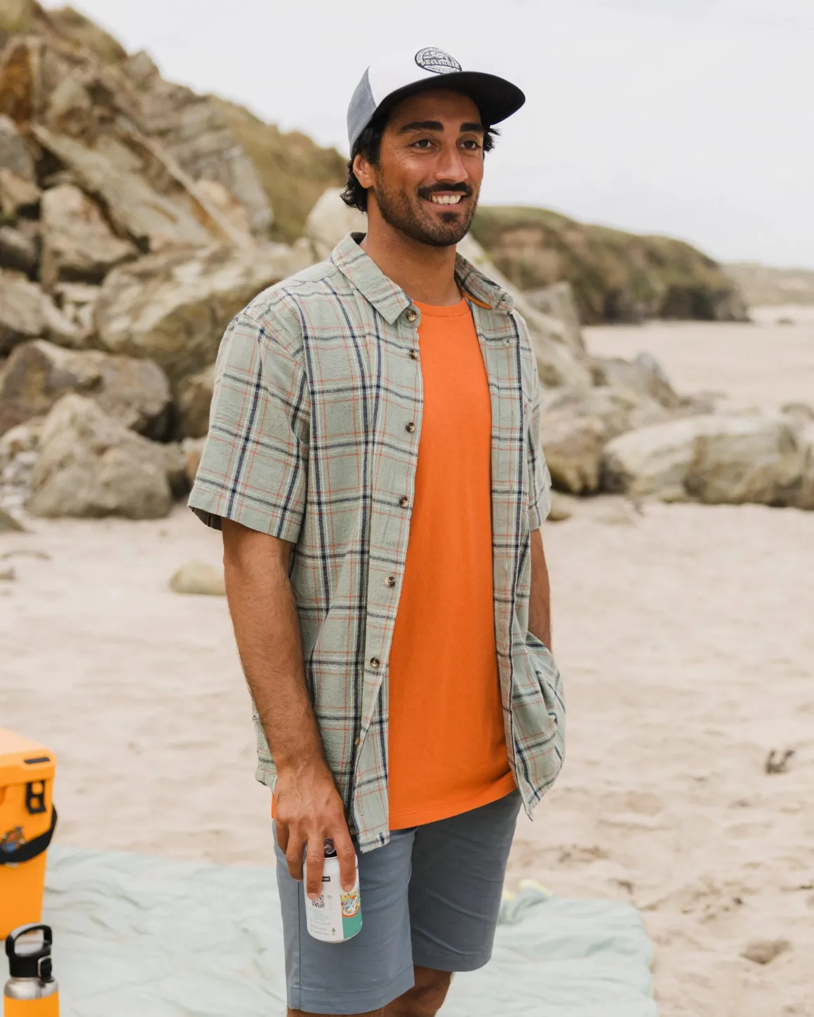 Chemise à manches courtes Chill - Pistache