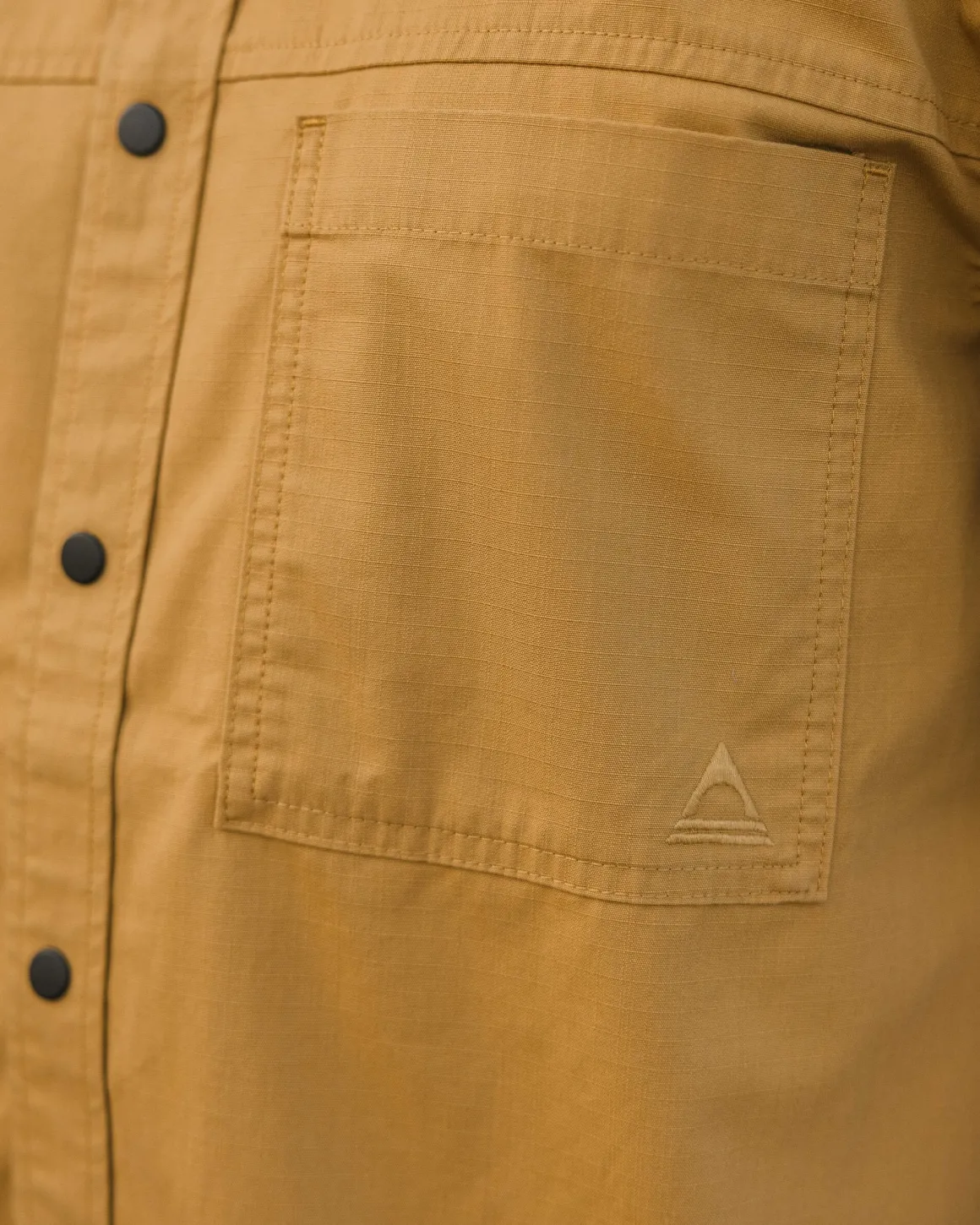 Chemise à Manches Courtes Ripstop Way - Moutarde Dorée