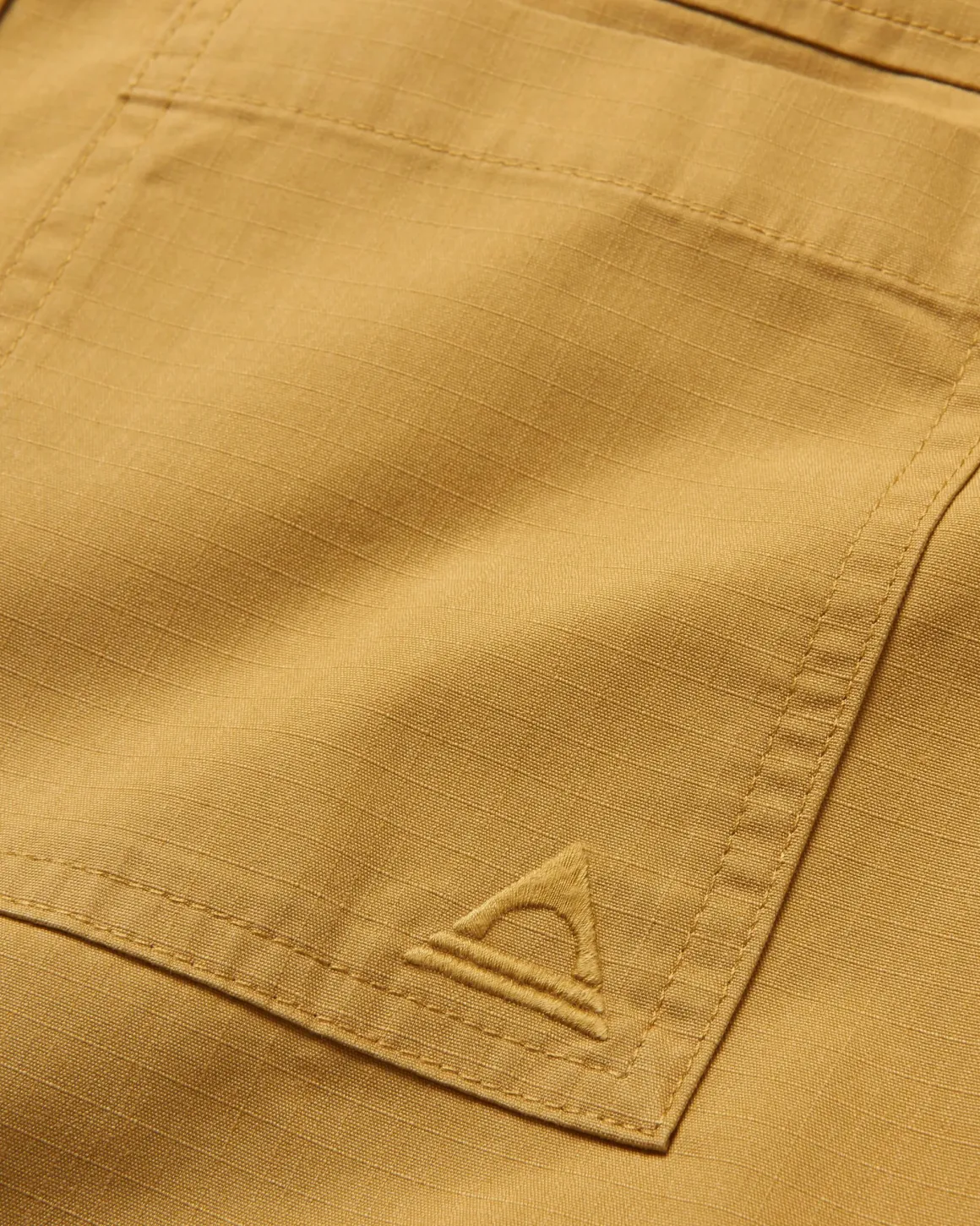 Chemise à Manches Courtes Ripstop Way - Moutarde Dorée