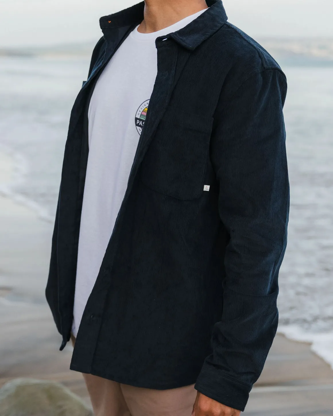 Chemise Backcountry Cord - Bleu Marine Profond