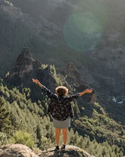 Chemise bio à manches longues Coral - Sycamore Camo