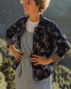Chemise bio à manches longues Coral - Sycamore Camo