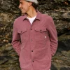 Chemise en Polaire Recyclée Maple - Vin Chiné