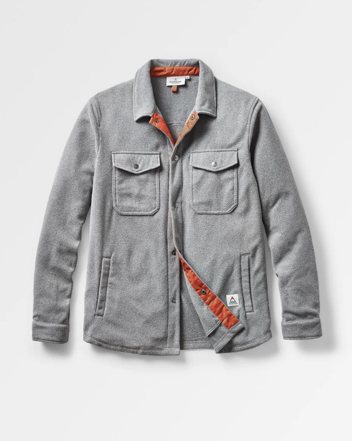 Chemise en polaire recyclée Maple - Gris Chiné